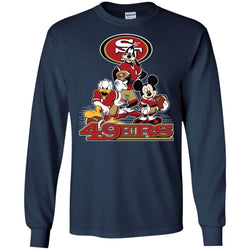 Mickey Mouse San Francisco 49ers American Football Nfl Sports Shirt Men Long Sleeve Shirt