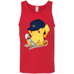 Nfl – New Orleans Saints Pikachu Super Bowl 2019 Football Men Cotton Tank Men Cotton Tank - parenttees