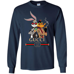 Gucci Trending T-shirt Rabbit And Donald T-shirt Men Long Sleeve Shirt