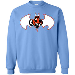 We Are The Cincinnati Bengals Batman Nfl Mashup Crewneck Pullover Sweatshirt Crewneck Pullover Sweatshirt - parenttees