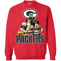 Mickey Mouse Green Bay Packer American Football Nfl Sports Shirt Crewneck Pullover Sweatshirt Crewneck Pullover Sweatshirt - parenttees