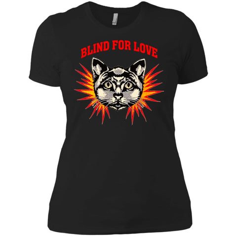 Gucci 2018 Cat Blind For You T-shirt Women Cotton T-Shirt Black / X-Small Women Cotton T-Shirt - parenttees