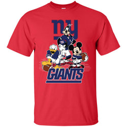 Mickey Mouse New York Giants American Football Nfl Sports Shirt Men Cotton T-Shirt