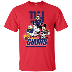 Mickey Mouse New York Giants American Football Nfl Sports Shirt Men Cotton T-Shirt Men Cotton T-Shirt - parenttees