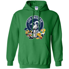 Los Angeles Rams Super Bowl 2019 Mickey Minnie Mouse Donald Daisy Duck Football Nfl Pullover Hoodie Sweatshirt Pullover Hoodie Sweatshirt - parenttees