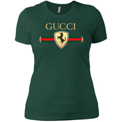 Gucci Ferrari T-shirt Women Cotton T-Shirt Women Cotton T-Shirt - parenttees