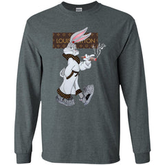 Louis Vuitton Rabbit Smoking Shirt Men Long Sleeve Shirt Men Long Sleeve Shirt - parenttees