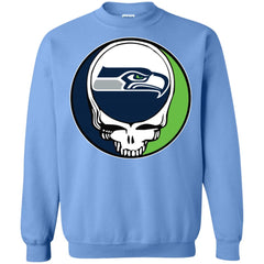 Seattle Seahawks Grateful Dead Steal Your Face Football Nfl Shirts Crewneck Pullover Sweatshirt Crewneck Pullover Sweatshirt - parenttees