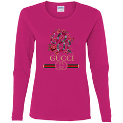 Gucci Logo Snake T-shirt Women Long Sleeve Shirt Women Long Sleeve Shirt - parenttees