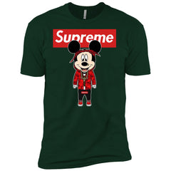 Supreme Mickey Style Fashion T-shirt Men Short Sleeve T-Shirt Men Short Sleeve T-Shirt - parenttees