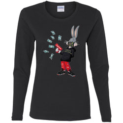 Rabbit Gucci T-shirt Women Long Sleeve Shirt