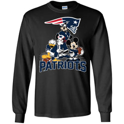 Mickey Mouse New England Patriots American Football Nfl Sports Shirt Men Long Sleeve Shirt