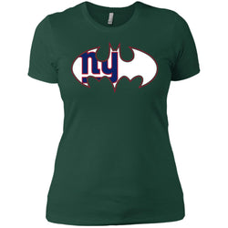 We Are The New York Giants Batman Nfl Mashup Women Cotton T-Shirt