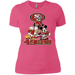 Mickey Mouse San Francisco 49ers American Football Nfl Sports Shirt Women Cotton T-Shirt Women Cotton T-Shirt - parenttees