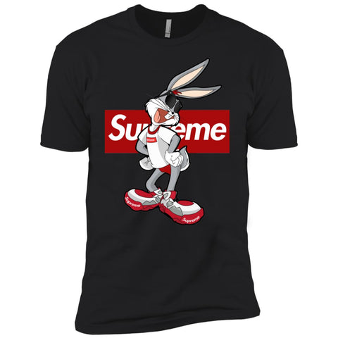 Supreme Rabbit T Shirt Men Short Sleeve T-Shirt Black / X-Small Men Short Sleeve T-Shirt - parenttees