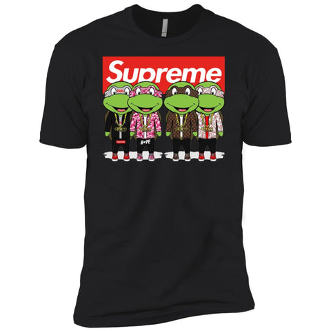 Supreme Turtle T-shirt Men Short Sleeve T-Shirt Black / X-Small Men Short Sleeve T-Shirt - parenttees