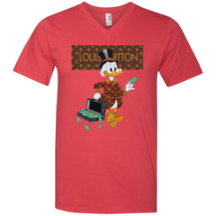 Louis Vuitton Donald Duck T-shirt Men V-Neck T-Shirt Men V-Neck T-Shirt - parenttees