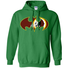 We Are The Washington Redskins Batman Nfl Mashup Pullover Hoodie Sweatshirt Pullover Hoodie Sweatshirt - parenttees