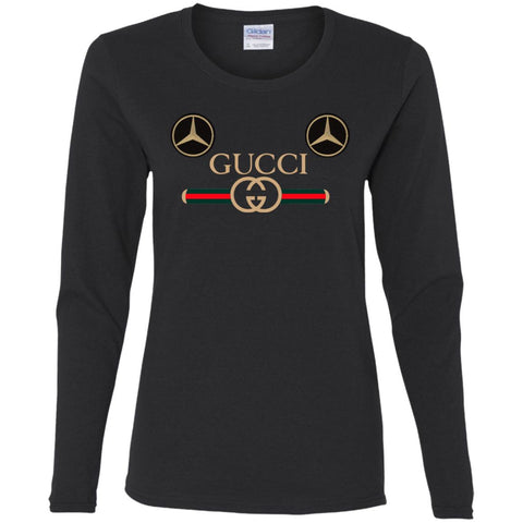 Gucci Mercedes Best T-shirt Women Long Sleeve Shirt Black / S Women Long Sleeve Shirt - parenttees