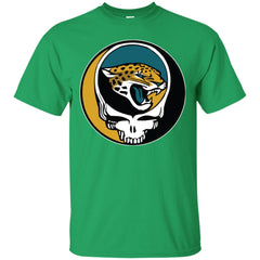 Jacksonville Jaguars Grateful Dead Steal Your Face Football Nfl Shirts Men Cotton T-Shirt Men Cotton T-Shirt - parenttees