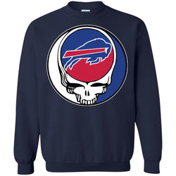 Buffalo Bills Grateful Dead Steal Your Face Football Nfl Shirts Crewneck Pullover Sweatshirt