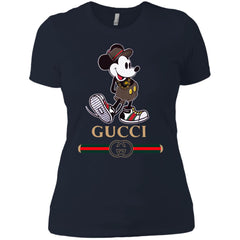 Gucci Mickey Kitty beauty T-shirt Women Cotton T-Shirt T-Shirts - parenttees