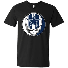 Dallas Cowboys Grateful Dead Steal Your Face Football Nfl Shirts Men V-Neck T-Shirt Men V-Neck T-Shirt - parenttees