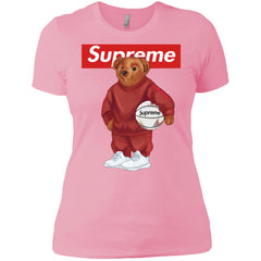 Supreme Bear Sport T-shirt Women Cotton T-Shirt Women Cotton T-Shirt - parenttees