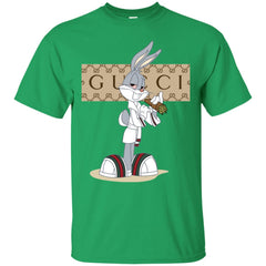 Gucci Rabbit Smoking Funny T-shirt Men Cotton T-Shirt Men Cotton T-Shirt - parenttees