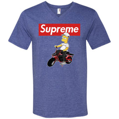 Supreme Car T-shirt Men V-Neck T-Shirt Men V-Neck T-Shirt - parenttees