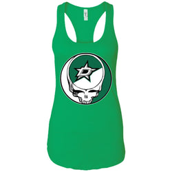 Dallas Stars Grateful Dead Steal Your Face Hockey Nhl Shirts Women Tank Top