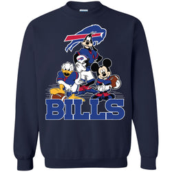 Mickey Mouse Buffalo Bills American Football Nfl Sports Shirt Crewneck Pullover Sweatshirt