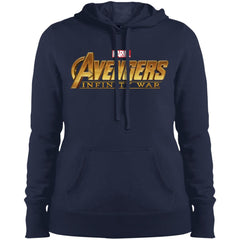 Marvel Avengers Infinity War Golden Logo Women Hooded Sweatshirt Women Hooded Sweatshirt - parenttees