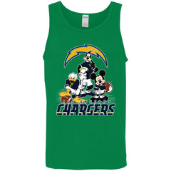 Mickey Mouse Los Angeles Chargers American Football Nfl Sports Shirt Men Cotton Tank Men Cotton Tank - parenttees