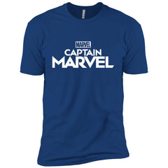 Marvel Captain Marvel Movie Logo White Men Short Sleeve T-Shirt Men Short Sleeve T-Shirt - parenttees