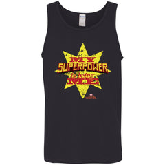 Captain Marvel My Superpower Is Being Me Men Cotton Tank Men Cotton Tank - parenttees