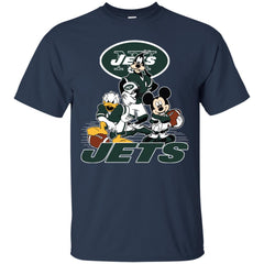 Mickey Mouse New York Jets American Football Nfl Sports Shirt Men Cotton T-Shirt Men Cotton T-Shirt - parenttees