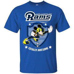 Nfl – Los Angeles Rams Totally Awesome Mickey Mouse Super Bowl 2019 Football Men Cotton T-Shirt Men Cotton T-Shirt - parenttees