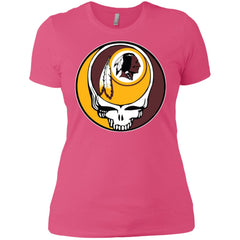 Washington Redskins Grateful Dead Steal Your Face Football Nfl Shirts Women Cotton T-Shirt Women Cotton T-Shirt - parenttees