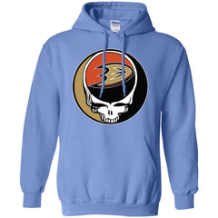 Anaheim Ducks Grateful Dead Steal Your Face Hockey Nhl Shirts Pullover Hoodie Sweatshirt Pullover Hoodie Sweatshirt - parenttees