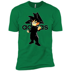 Goku Adidas Black T-shirt Men Short Sleeve T-Shirt Men Short Sleeve T-Shirt - parenttees