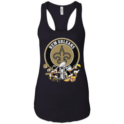 Nfl – New Orleans Saints Super Bowl 2019 Mickey Mouse Minnie Mouse Donald Duck Daisy Duck Football Women Tank Top