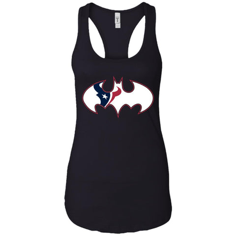 We Are The Houston Texans Batman Nfl Mashup Women Tank Top Black / X-Small Women Tank Top - parenttees