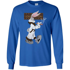 Louis Vuitton Rabbit Smoking Shirt Men Long Sleeve Shirt Men Long Sleeve Shirt - parenttees