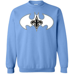 We Are The New Orleans Saints Batman Nfl Mashup Crewneck Pullover Sweatshirt Crewneck Pullover Sweatshirt - parenttees