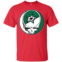 Dallas Stars Grateful Dead Steal Your Face Hockey Nhl Shirts Men Cotton T-Shirt