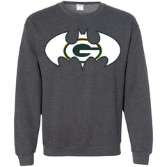 We Are The Green Bay Packers Batman Nfl Mashup Crewneck Pullover Sweatshirt Crewneck Pullover Sweatshirt - parenttees