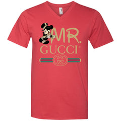 Mr Mickey Gucci Couple Disney Shirt Valentine's Day T-shirt Men V-Neck T-Shirt Men V-Neck T-Shirt - parenttees