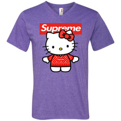 Supreme Hello Kitty Loves T-shirt Men V-Neck T-Shirt Men V-Neck T-Shirt - parenttees