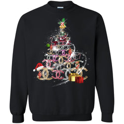 Chanel Christmas Tree T-shirt Crewneck Pullover Sweatshirt